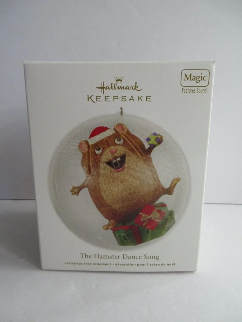 Hamster Dance Song Christmas Ornament Magic Ornament Hallmark Keepsake 2012 NEW